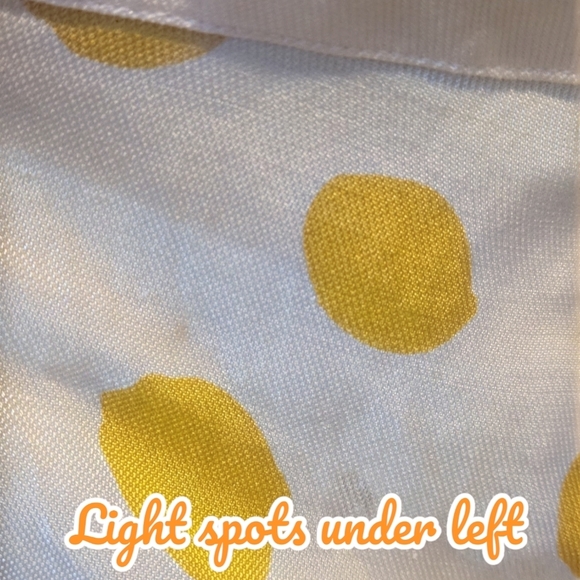 Agua Bendita Joaquina Silky Linen Cream / Yellow Polka Dot Mini Dress - Picture 8 of 12